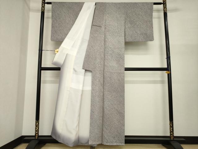 平和屋着物●大変加工の良い総絞り小紋 正絹 逸品 AABI7974ck