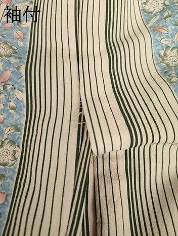 平和屋着物▽小紋 単衣 辻が花 洗える着物 AABI8069cs