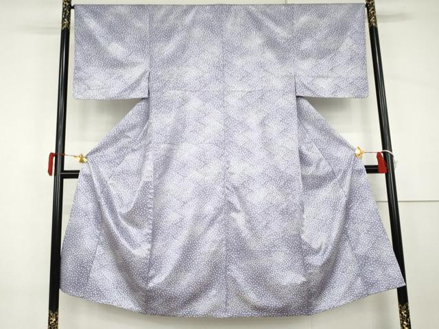 平和屋着物▽男性 小紋 単衣 散らし文様 洗える着物 AABI8076cs