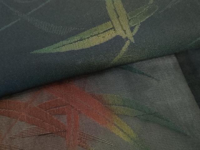 平和屋着物*夏物 西陣 小紋 手描き 琉粋紗 反端付き 正絹 逸品 未使用 AABI8098cs