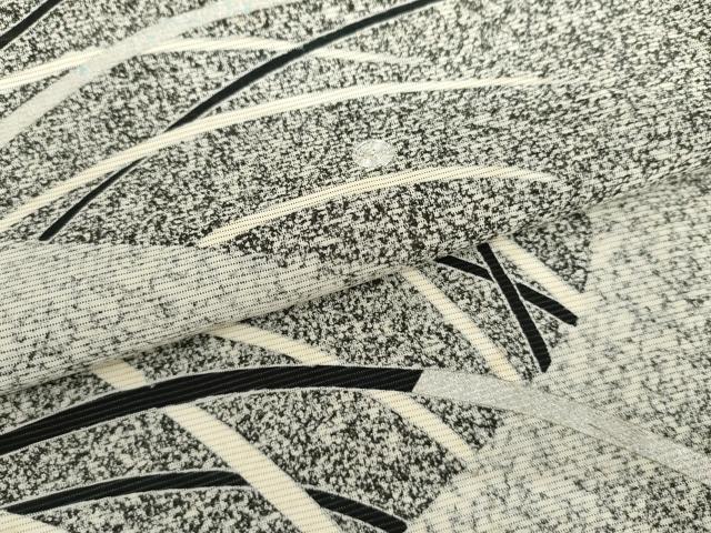 平和屋着物*夏物 訪問着 絽 駒刺繍 露芝 たたき染め 銀彩 正絹 逸品 AABI8108cs
