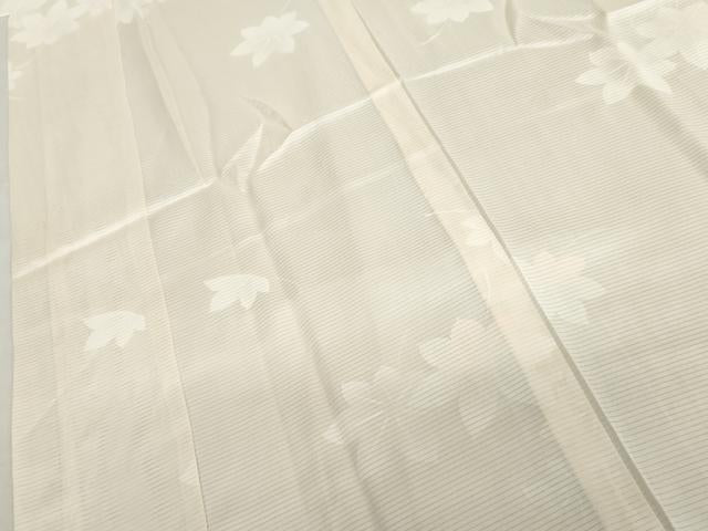 平和屋着物*夏物 長襦袢 絽 舞花地紋 正絹 逸品 AABI8110cs