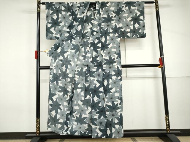 平和屋着物*夏物 小紋 花尽くし AABI8137cs