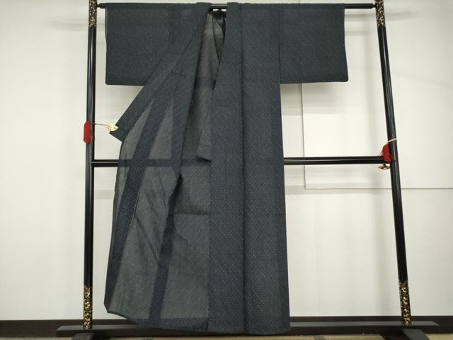 平和屋着物*夏物 小紋 花格子 AABI8144cs