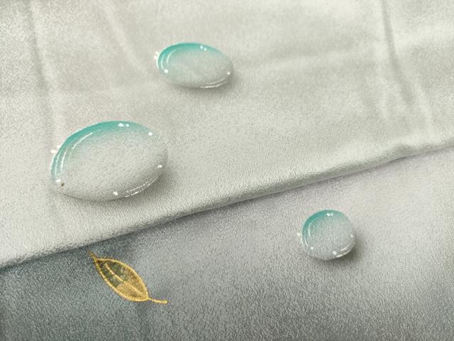 平和屋着物●訪問着 雫 桜 暈し染め 金彩 正絹 逸品 AABI8168ck