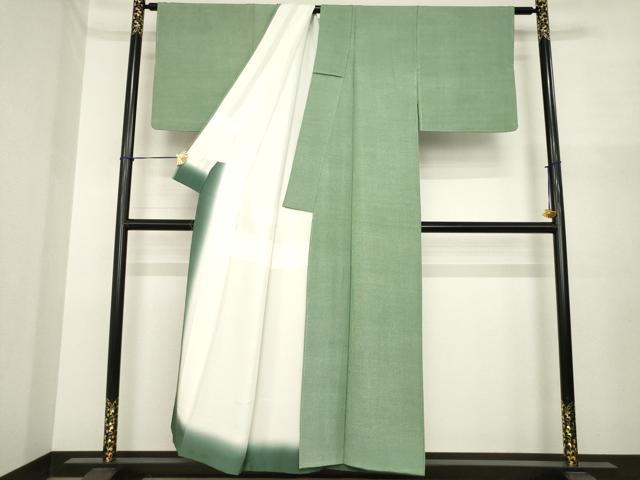 平和屋着物●江戸小紋 角通し 正絹 逸品 AABI8176ck