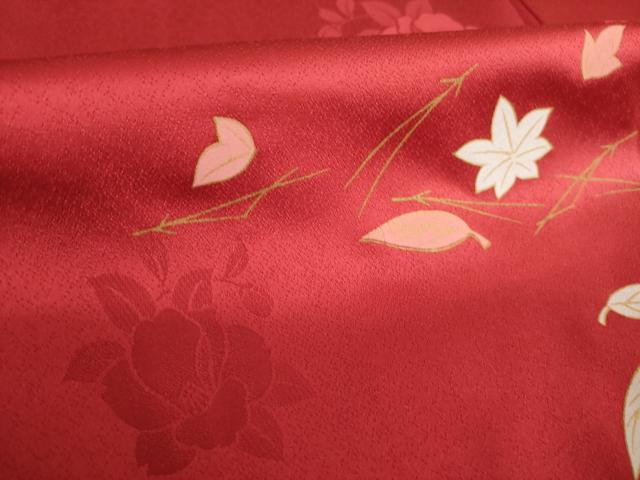 平和屋着物●豪華振袖 御所車花文 暈し染め 金彩 正絹 逸品 AABI8184ck