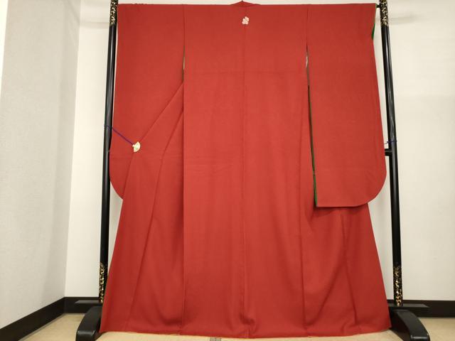 平和屋着物●豪華振袖 紅海老茶色 正絹 逸品 AABI8200ck