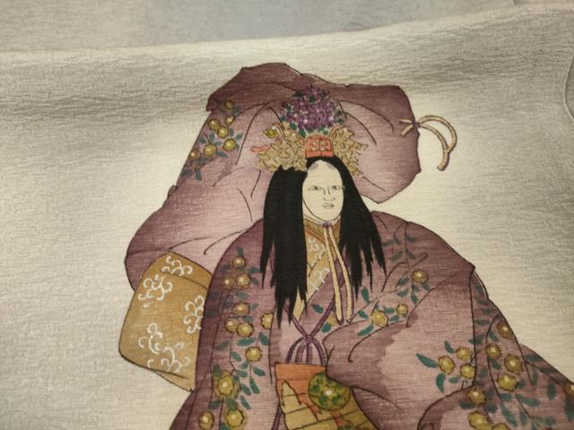 平和屋着物●友禅師・京の名工・伝統工芸士・樽本伊勢蔵 訪問着 能 暈し染め 金彩 正絹 逸品 AABI8207ck