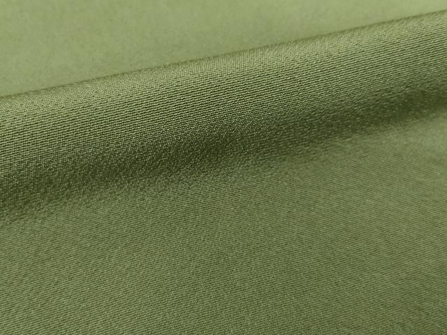 平和屋着物●上質な色無地 片身替わり 利休茶色×海松色 正絹 逸品 AABI8209ck