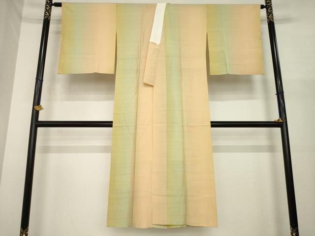 平和屋着物●長襦袢 無双仕立て 間道 正絹 逸品 AABI8212ck
