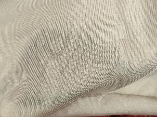 平和屋着物●白鷹お召 蚊絣 正絹 逸品 AABI8224ck