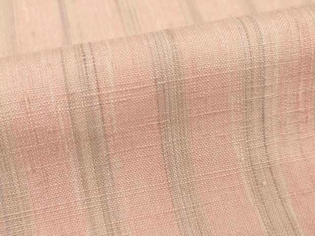 平和屋着物●上質な紬 よろけ縞 大丸扱い 正絹 逸品 AABI8227ck