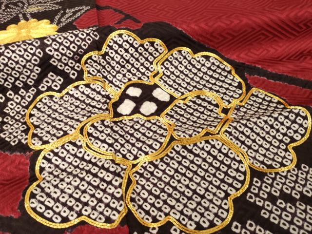平和屋着物●豪華振袖 駒刺繍 絞り 流水花文 金彩 やまと誂製 正絹 逸品 AABI8240ck