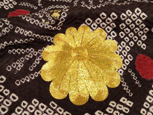 平和屋着物●豪華振袖 駒刺繍 絞り 流水花文 金彩 やまと誂製 正絹 逸品 AABI8240ck