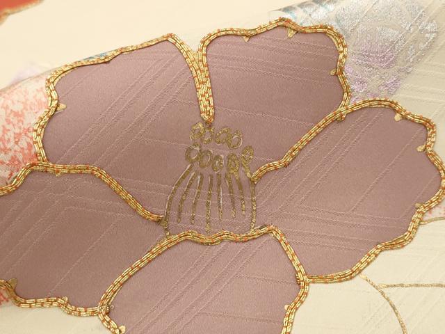 平和屋着物■豪華振袖 駒刺繍 枝花文 金彩 正絹 逸品 AABI8281st