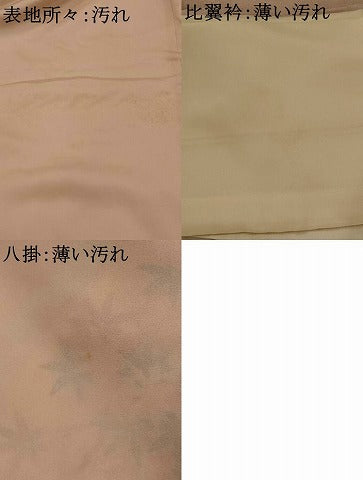 平和屋着物■豪華色留袖 作家物 地紙花鳥文 ロング丈 正絹 逸品 AABI8300st