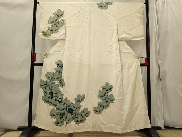平和屋着物■訪問着 舞花文 金彩 正絹 逸品 AABI8309st