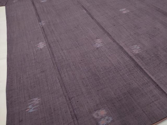 平和屋着物■上質な紬 琉球絣文様 正絹 逸品 AABI8319st