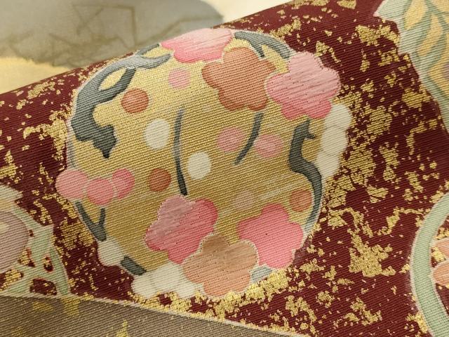 平和屋着物■豪華黒留袖 刺繍 花松文 金糸 金彩 正絹 逸品 AABI8339st
