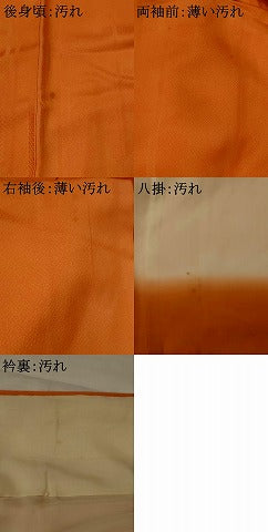 平和屋着物■上質な小紋 組み紐地紋 暈し染め 正絹 逸品 AABI8362st