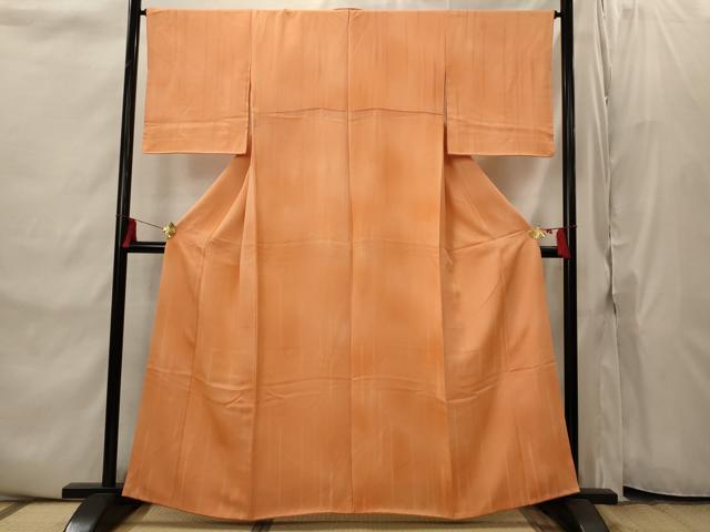 平和屋着物■上質な小紋 組み紐地紋 暈し染め 正絹 逸品 AABI8362st