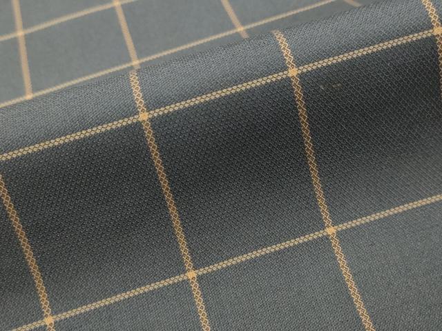 平和屋着物■上質な紬 格子 正絹 逸品 AABI8396st