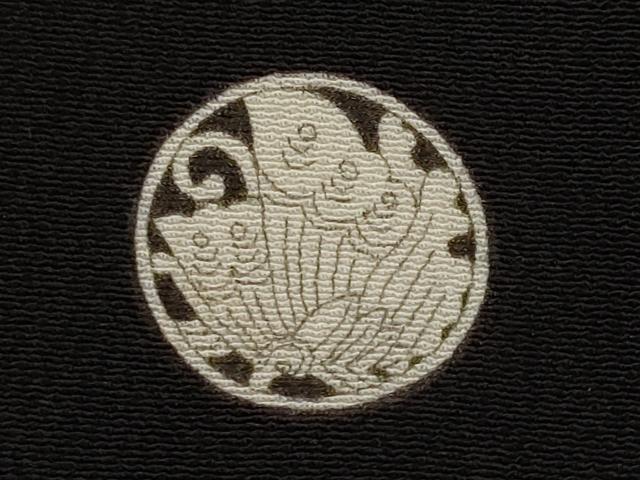 平和屋着物■豪華黒留袖 駒刺繍 花丸絵巻文 金彩 正絹 逸品 AABI8433st