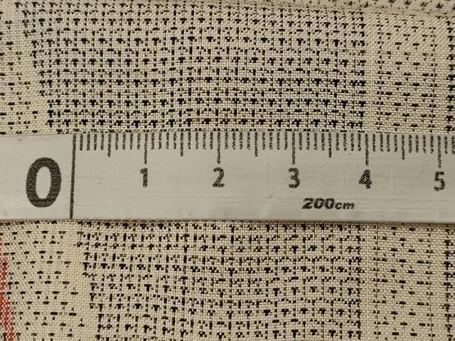 平和屋着物■本場大島紬 白大島 幾何学文様 150亀甲 正絹 逸品 AABI8449st