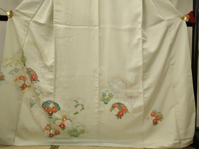 平和屋着物■訪問着 花青海波 正絹 逸品 AABI8466st