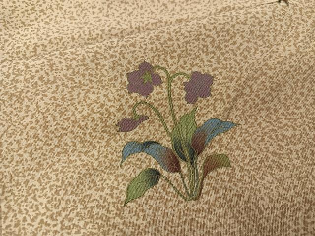 平和屋着物●訪問着 兎草花文 正絹 逸品 AABI8484ph