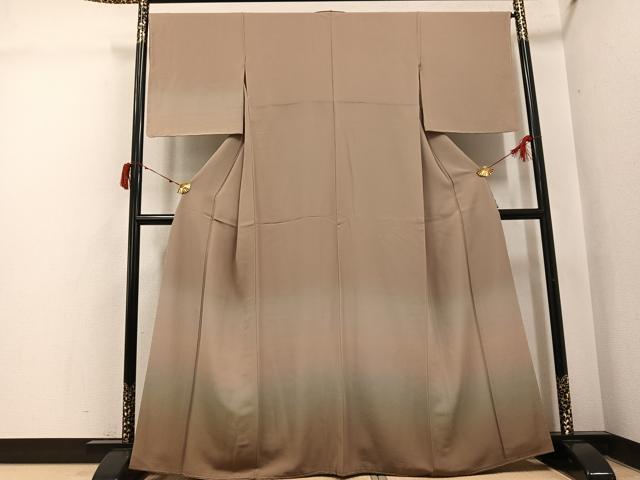 平和屋着物●訪問着 霞文 暈し染め 正絹 逸品 未使用 AABI8492ph
