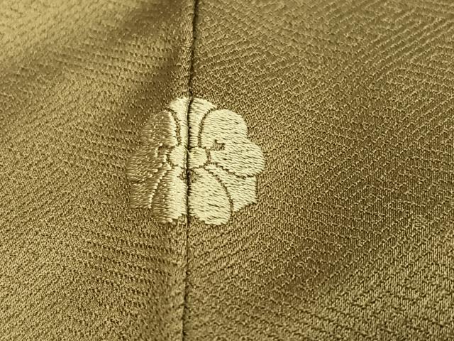 平和屋着物●訪問着 御所車地紙草花文 暈し染め 金彩 正絹 逸品 AABI8499ph