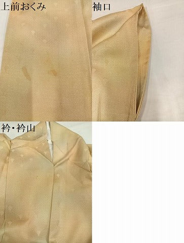 平和屋着物●上質な小紋 青海波地紋 暈し染め 正絹 逸品 AABI8506ph