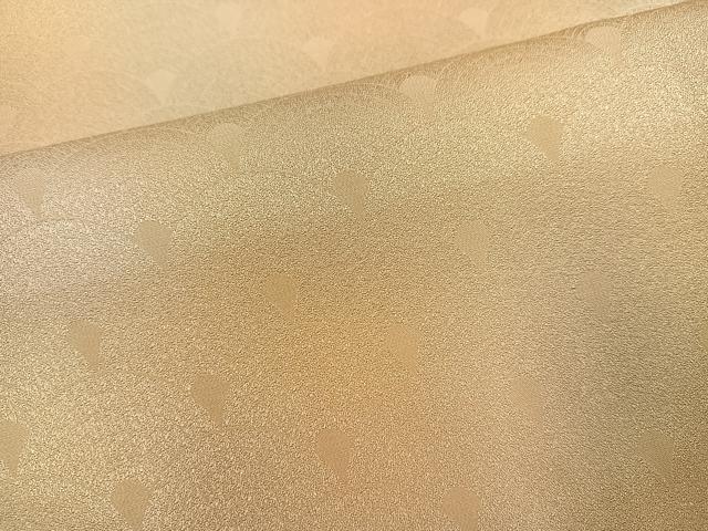 平和屋着物●上質な小紋 青海波地紋 暈し染め 正絹 逸品 AABI8506ph
