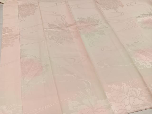 平和屋着物●振袖用長襦袢 袷 花地紋 暈し染め 鈴乃屋扱い 正絹 逸品 AABI8509ph