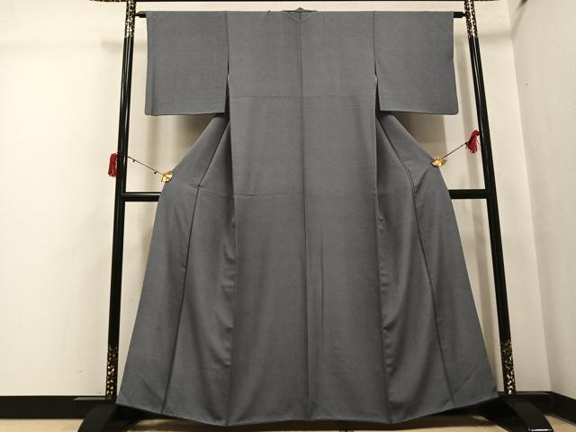 平和屋着物●江戸小紋 極小鮫小紋柄 正絹 逸品 AABI8522ph