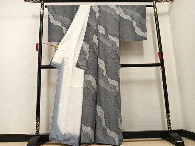 平和屋着物●上質な小紋 道長吉祥文 正絹 逸品 AABI8525ph