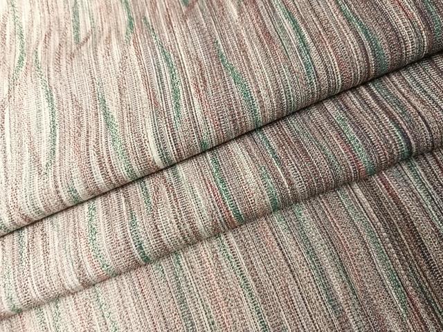平和屋着物●お召 間道 正絹 逸品 AABI8541ph