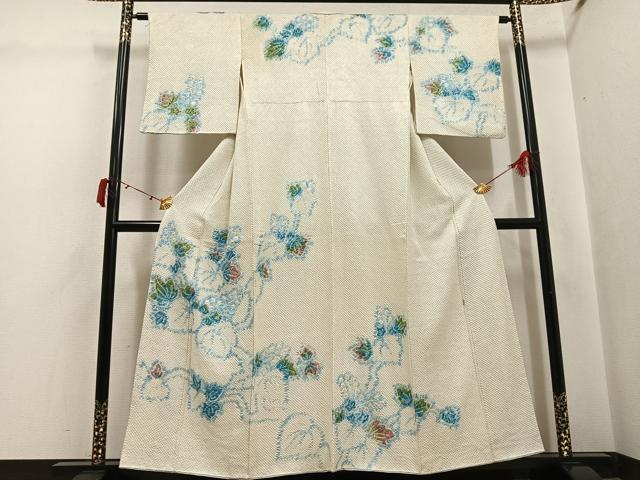 平和屋着物●訪問着 総絞り 桐 正絹 逸品 AABI8564ph