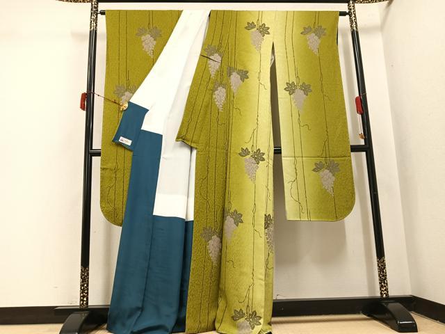 平和屋着物●豪華振袖 藤花房 梅幸茶色 暈し染め やまと誂製 正絹 逸品 未使用 AABI8576ph