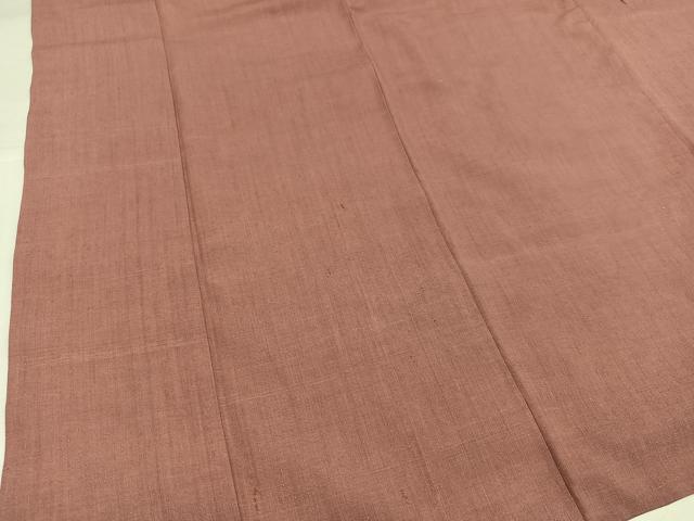 平和屋着物●本場結城紬 重要無形文化財 色無地 鴇浅葱色 正絹 逸品 AABI8596ph
