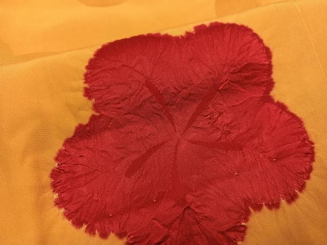 平和屋着物●長襦袢 無双仕立て 絞り 梅 半衿刺繍 正絹 逸品 AABI8603ph