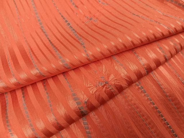平和屋着物●長襦袢 無双仕立て 絞り 間道 半衿刺繍 正絹 逸品 AABI8604ph