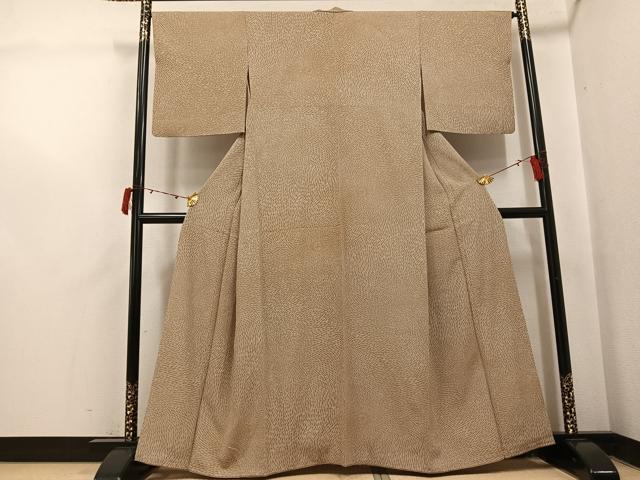 平和屋着物●上質な小紋 花尽くし 正絹 逸品 AABI8614ph