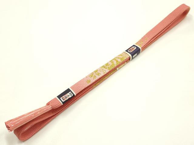 平和屋本店●和装小物 帯締め・帯揚げセット 高麗組 綾出し 暈し 金糸 金彩 正絹 逸品 未使用 AABI8650ay