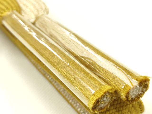平和屋本店●和装小物 帯締め・帯揚げセット 高麗組 絞り 辻が花 金銀糸 金彩 暈し 正絹 逸品 未使用 AABI8670ay