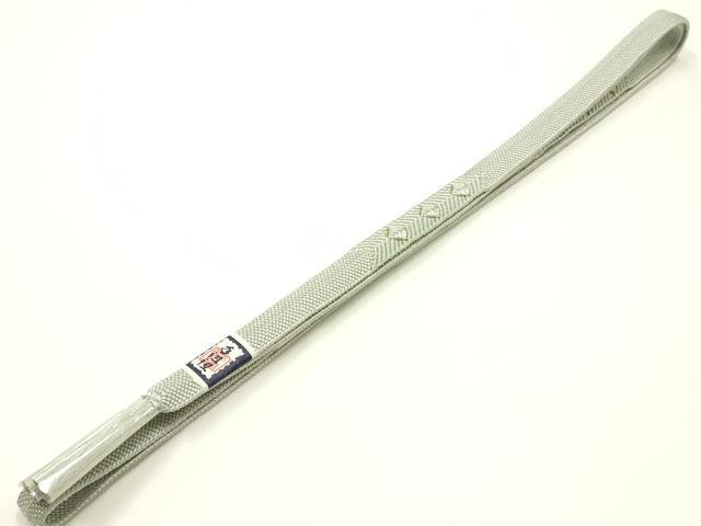 平和屋本店●和装小物 帯締め・帯揚げセット 笹浪組 霞文 金糸 金彩 暈し染め 正絹 逸品 未使用 AABI8673ay