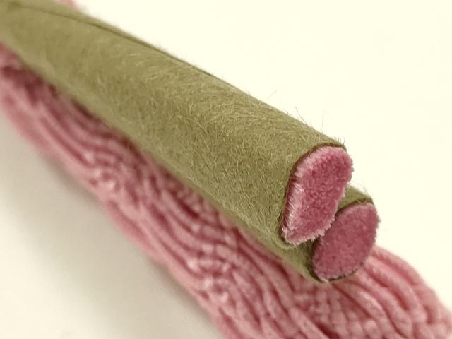 平和屋着物*夏物 和装小物 帯締め・帯揚げセット レース組 平組 絽 絞り 流水花地紋 ラミエール 逸品 未使用 AABI8754ay