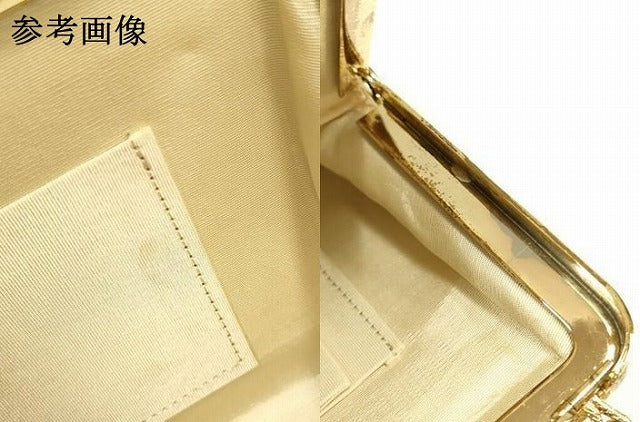 平和屋着物▼和装小物 和装バッグ 佐賀錦 ハンドバッグ クラッチバッグ 金糸 逸品 AABI8759ay